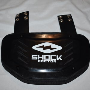 Shock Doctor Showtime Football Back Plate, Black, Adult - New Open Package