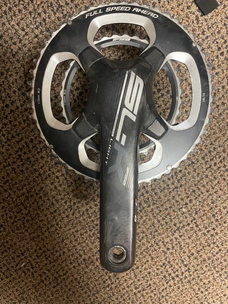 Used FSA SLK light 52-36 175mm BB386evo crankset