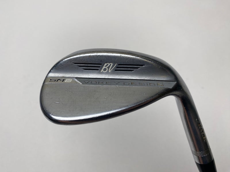 Titleist Vokey SM8 Tour Chrome Lob Wedge LW 58* 12 Bounce D-Grind Wedge Steel RH