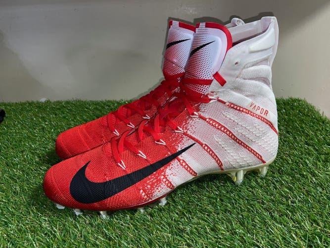 *SOLD* Nike Vapor Untouchable 3 Elite Football Cleats Red AO3006-160 Mens Size 14 NEW