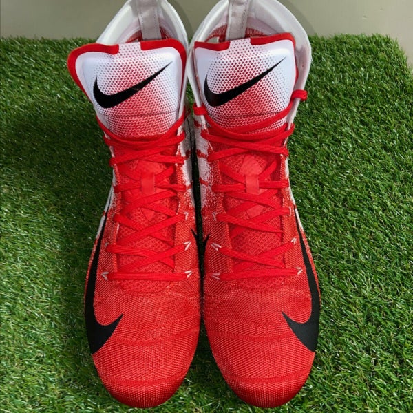 Nike Vapor Untouchable 3 Elite Red White Football Cleats AO3006-160 Men  Size 11