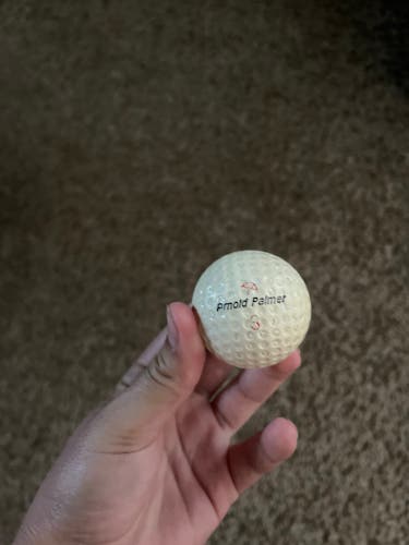 Arnold Palmer Charger vintage golf ball, 1973, collectors item