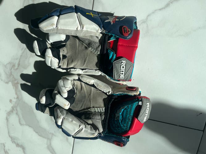 Used Maverik Showtime Edition Large Lacrosse Gloves