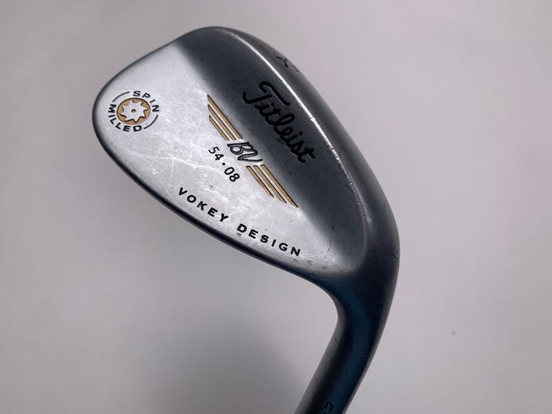 Titleist 2009 Vokey Spin Milled Chrome 54* 8 Bounce Wedge Steel Mens RH