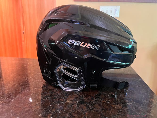 Black Bauer Hyperlite Hockey Helmet