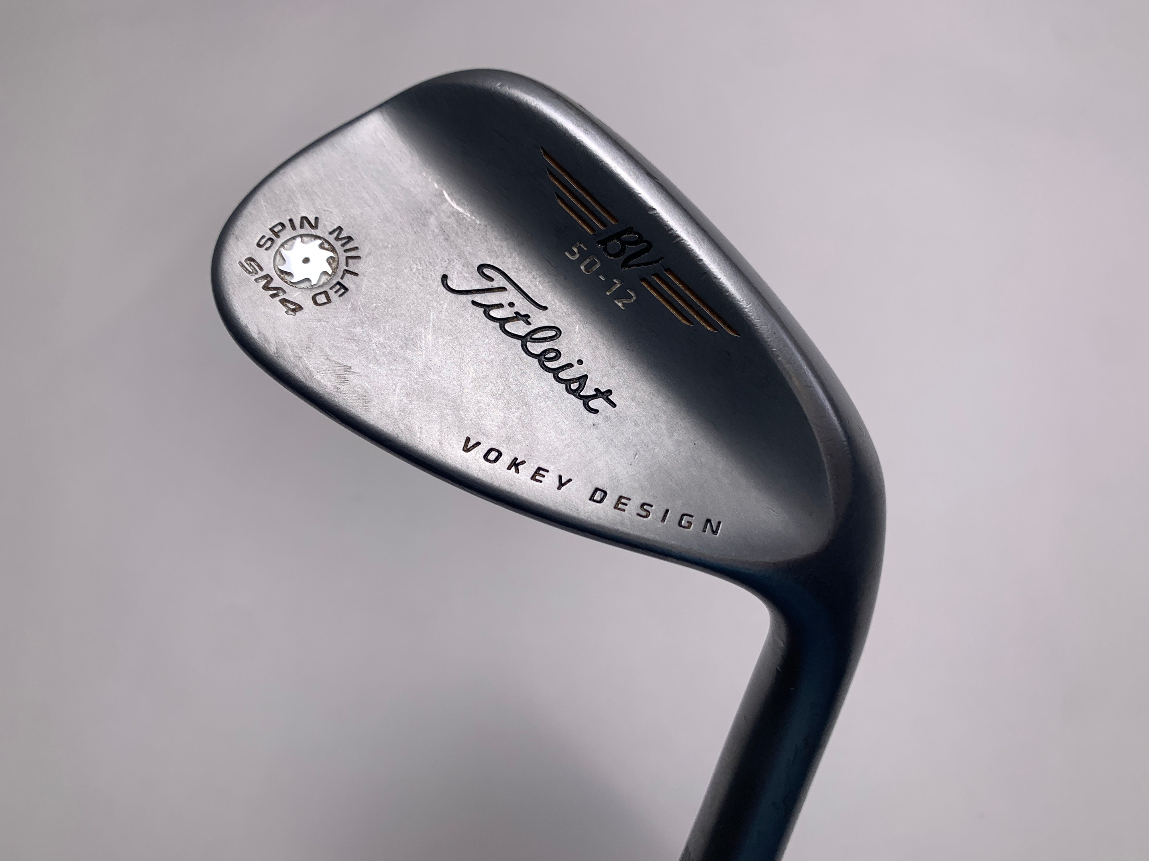 Titleist Vokey Spin Milled SM4 Chrome 50* 12 Bounce Wedge Steel