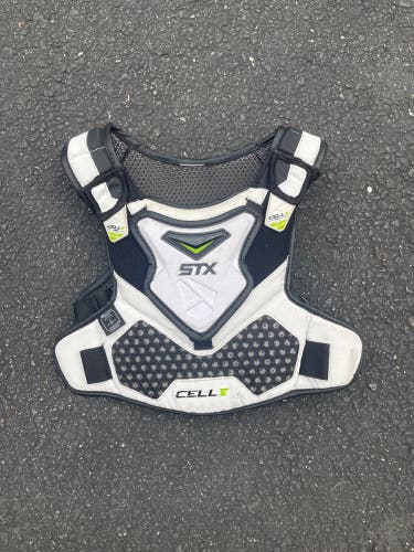 Used Large STX Cell V Shoulder Pads