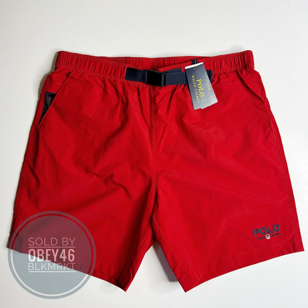 Polo Ralph Lauren Nylon OG Climbing Shorts Red Men’s Sz Medium $98