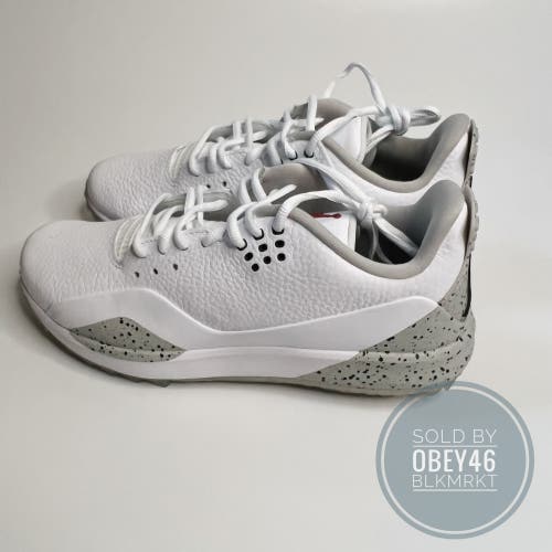 Nike Air Jordan ADG 3 White Cement Grey Golf Shoes  7.5