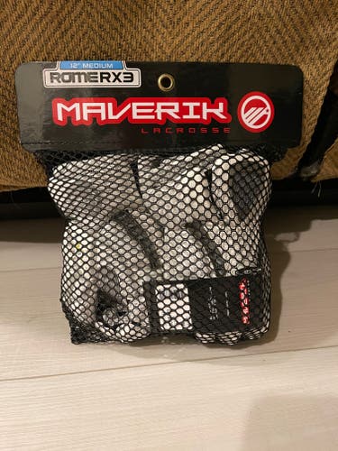 New Maverik Rome RX3 Lacrosse Gloves 12"