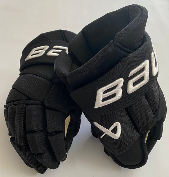 Bauer Vapor Hyperlite Pro Custom Pro Stock Hockey Gloves 14" Black NCAA New (10014)