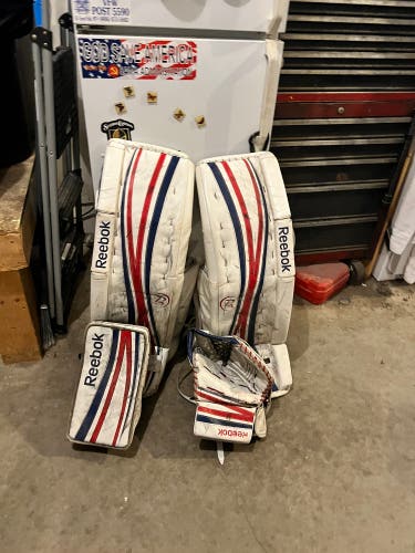 Used 35" Regular Goalie Full Set
