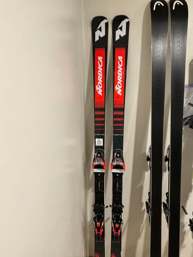 Used 184cm 25m Nordica GS Skis *with bindings*