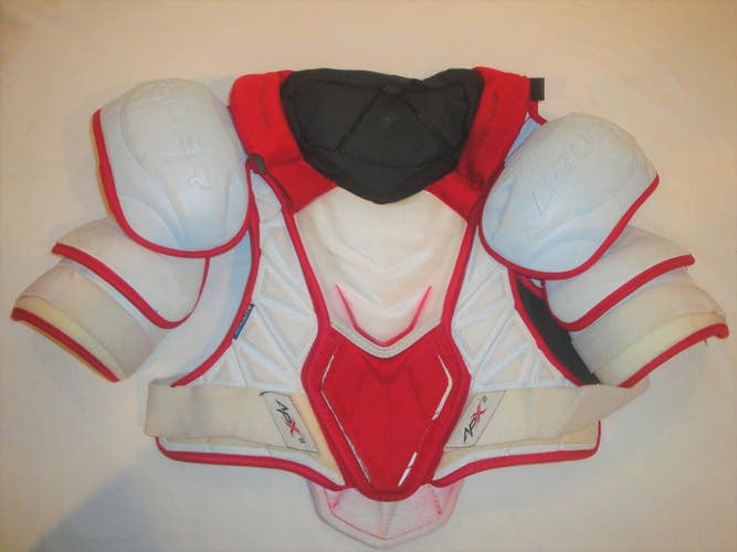 BAUER APX2 PRO SR SHOULDER PADS LARGE PRO STOCK USED (10057)