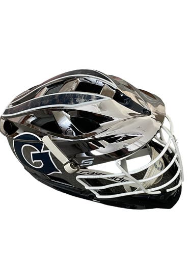 Georgetown Lacrosse Team Issue Used Player's #44 Cascade S Helmet