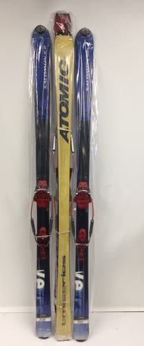 Used 180 cm Telemark Skis With Bindings