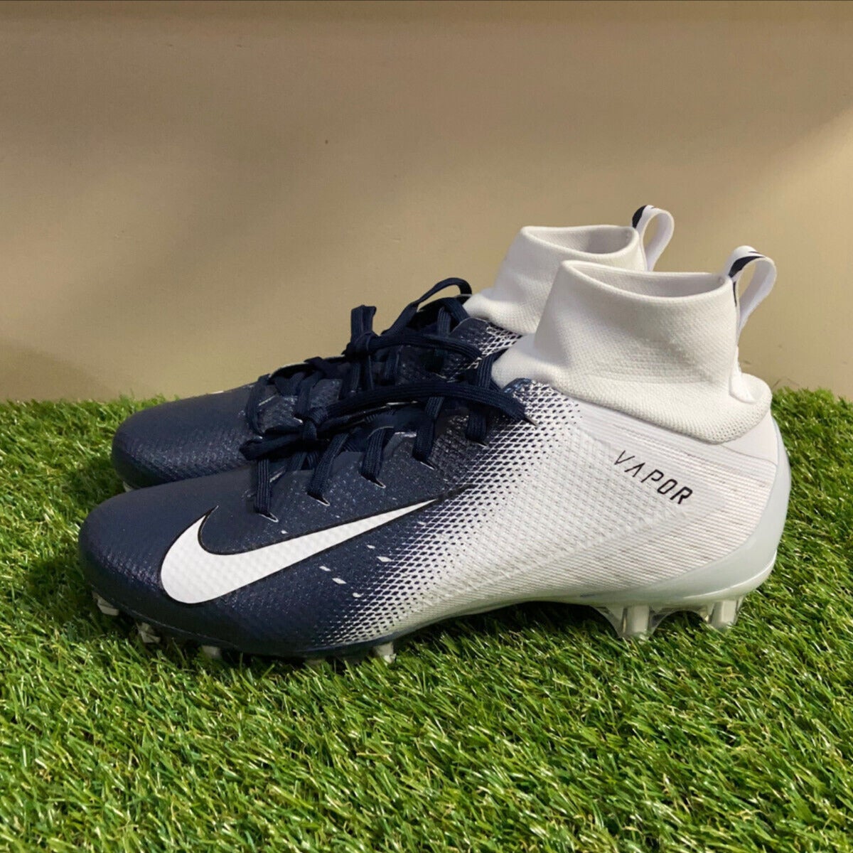 Nike Vapor Untouchable Pro 3 Navy Football Cleats