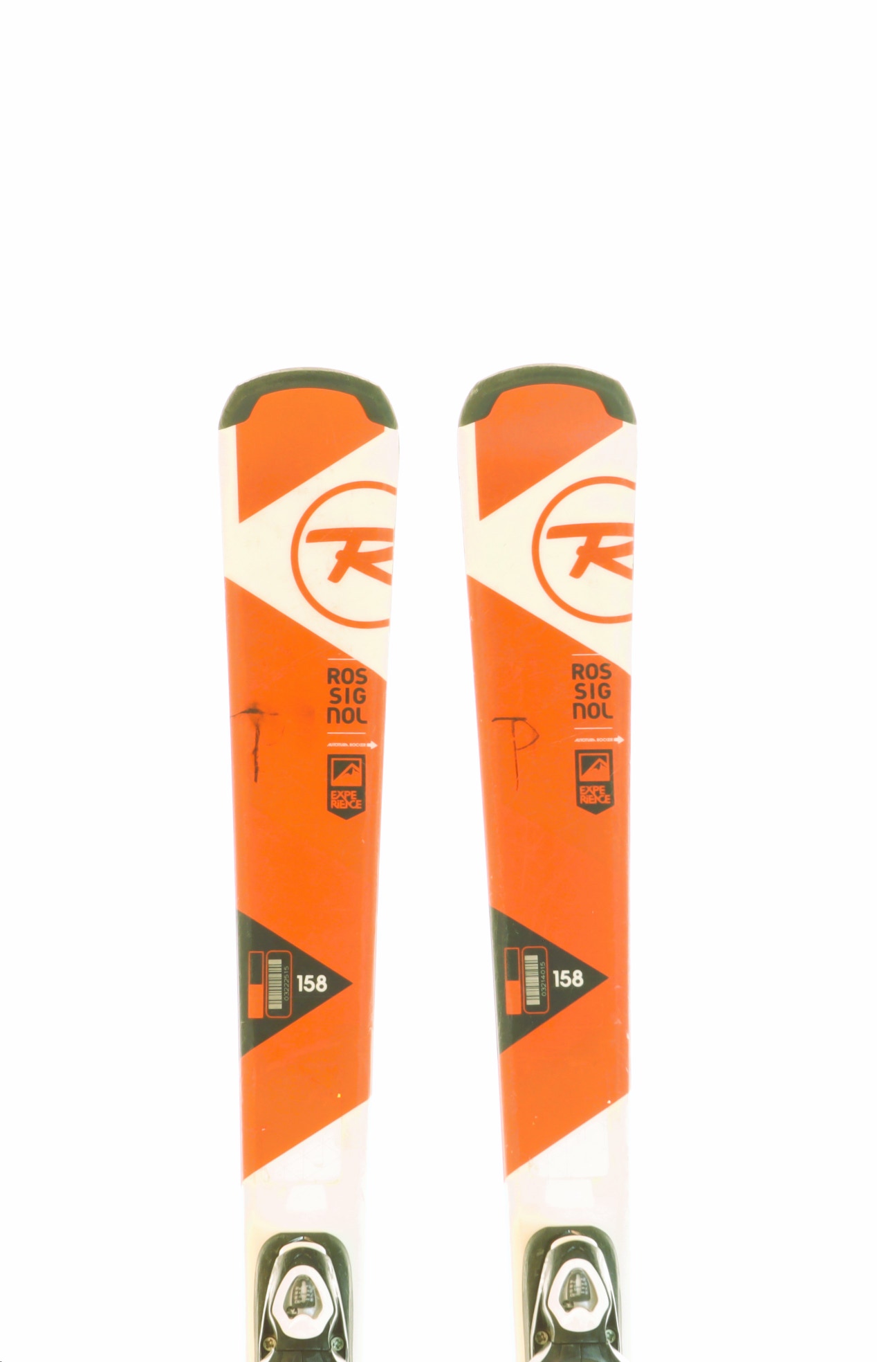 Used 2015 Rossignol Experience RTL 77 Skis With Rossignol Axium 10 Bindings Size 158 (Option 230638)