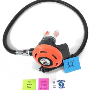 Oceanic Alpha Primary or Octo Second 2nd Stage Regulator Scuba Dive Orange #3137