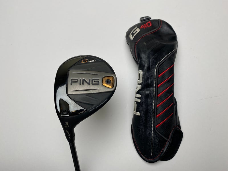 Ping G400 3 Fairway Wood 14.5* TFC 80 F Light Graphite Mens LH HC Undersize  Grip