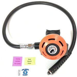 Oceanic Alpha Primary or Octo Second 2nd Stage Regulator Scuba Dive Orange #3129