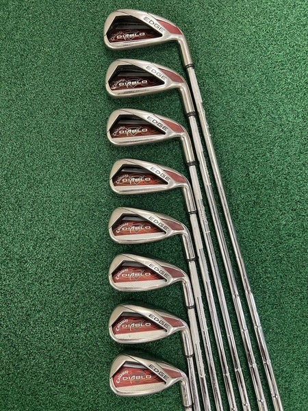 Callaway Diablo Edge Golf Iron Set 4-AW Men's Right Hand Uniflex Steel Shafts