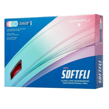 Maxfli Softfli Multicolor Golf Balls - 35 Compression