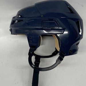 CCM VECTOR V08 PRO STOCK HOCKEY HELMET SMALL NAVY WOLFPACK AHL NEW(10365)