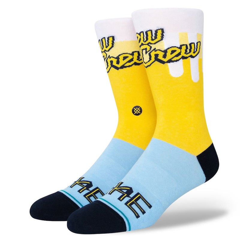 Stance|Boston Red Sox City Connect Crew Socks|Yellow|L