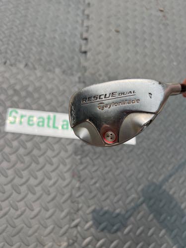 Used Men's TaylorMade Rescue Dual Right Hybrid Stiff 4H