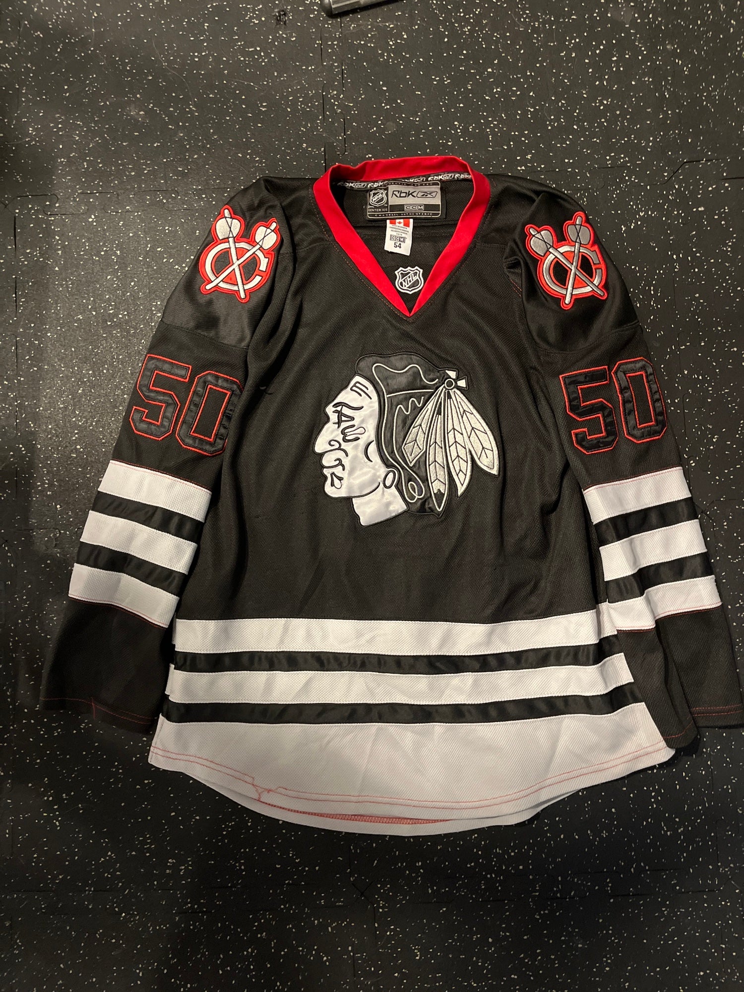 Black Corey Crawford Blackhawks Jersey