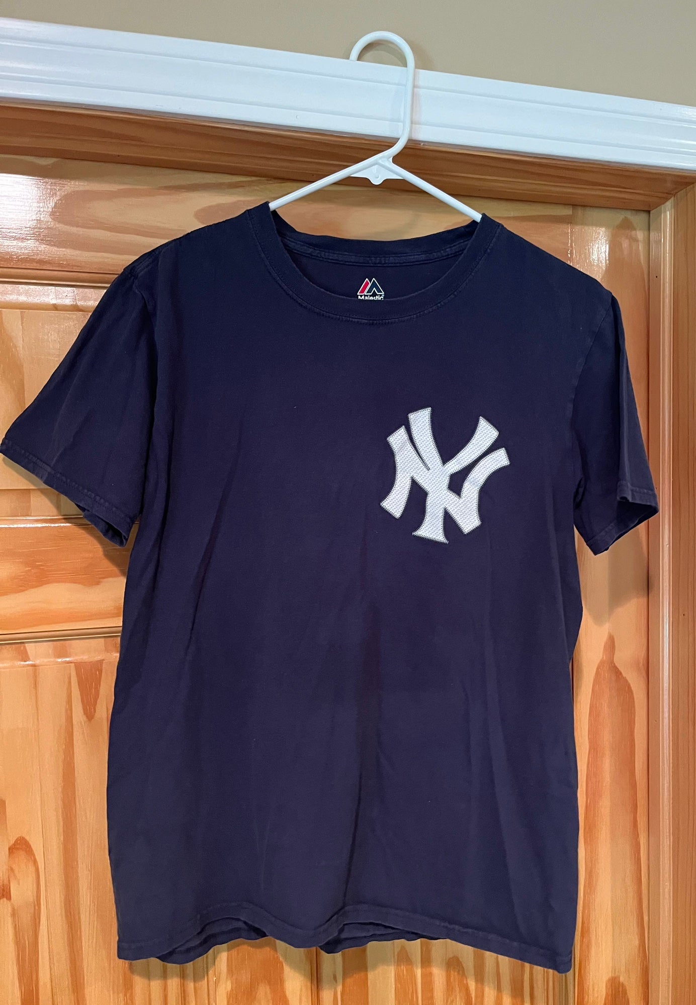 New York Yankees Aaron Judge T Shirt Mens Medium Blue Majestic