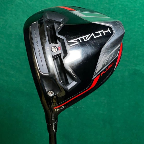 LH TaylorMade Stealth Plus+ 9° Driver HZRDUS Smoke RDX 6.0 Stiff W