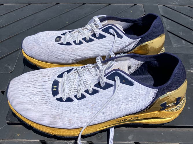 Notre Dame Men's Lacrosse Used Men's Size 11 (Women's 12) Under Armour Hovr Shoes