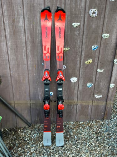Used 2023 Atomic 145 cm Racing Redster S9 Skis With Atomic Colt 12 Bindings