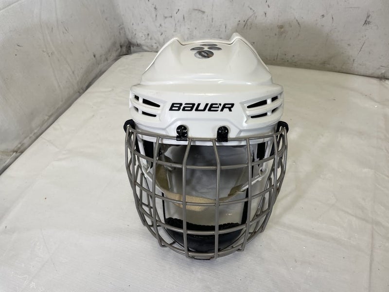 Used Bauer Ims 5.0 Md 54-59cm Hockey Helmet W Cage - Hecc Certified Through May '24