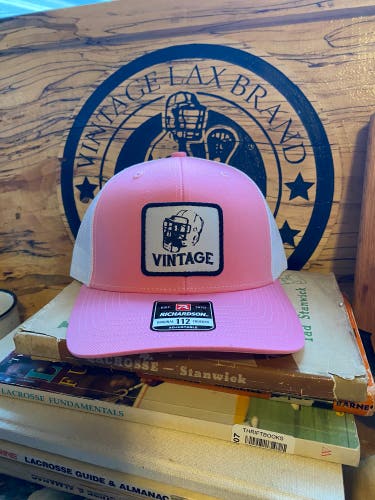 Vintage Lax Brand Trucker Hat (Pink)