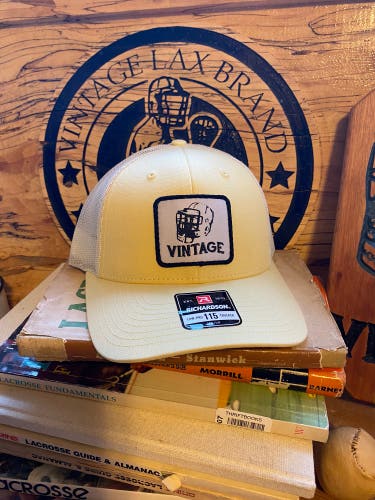 Vintage Lax Brand Trucker Hat (yellow)
