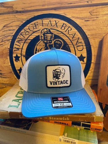 Vintage Lax Brand Trucker Hat (baby blue)