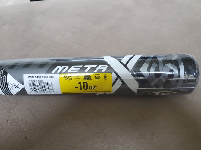 New 2022 Louisville Slugger Composite Meta Bat (-10) 20 oz 30"