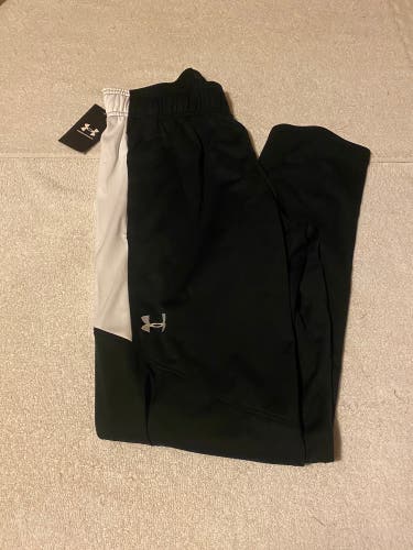 Under Armour Adult Medium Black Track Pants New With Tags