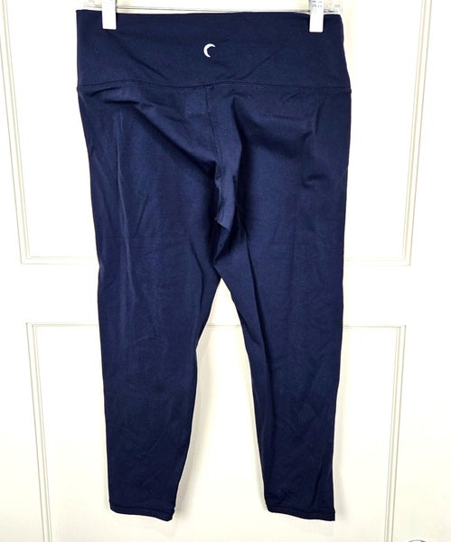 ZYIA Active Women Ascend Navy Blule Leggings Lightweight Stretch 22.5 Size  8-10