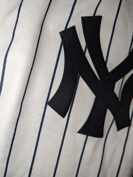 Men's 4XL New York Yankees MLB Authentics White Home Replica Jersey NYC  Apple