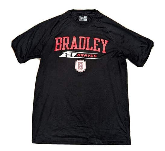 Mens Bradley Braves Under Armour Medium M T-Shirt NCAA Missouri Valley Peoria