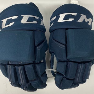 CCM HGQLXP PRO STOCK CUSTOM HOCKEY GLOVES 14" AHL NAVY SON NEW (10186)