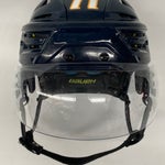 Rare ANZE KOPITAR LA Kings Bauer CHROME Silver SS Pro Stock Hockey Helmet  COA