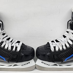 CCM SUPERTACKS ASV PRO CUSTOM BLUE ICE HOCKEY SKATES 6 REGULAR PRO STOCK NEW(10770)