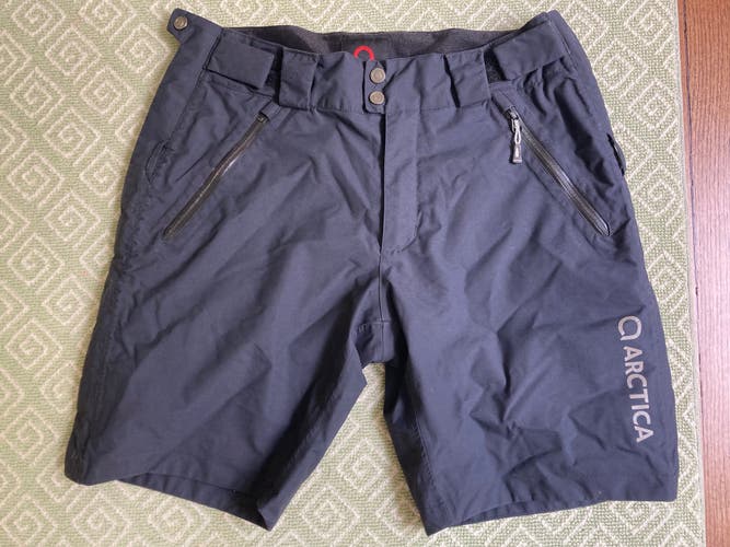 Black ARTICA ski shorts - Adult Small