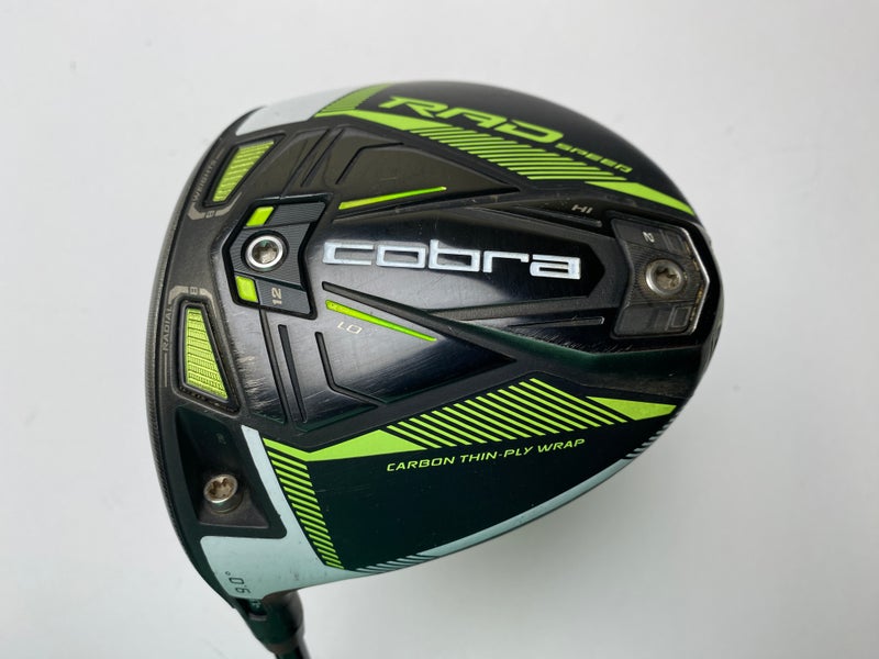Cobra RAD Speed Driver 9* Project X HZRDUS RDX Smoke 6.0 Black 60g Stiff LH