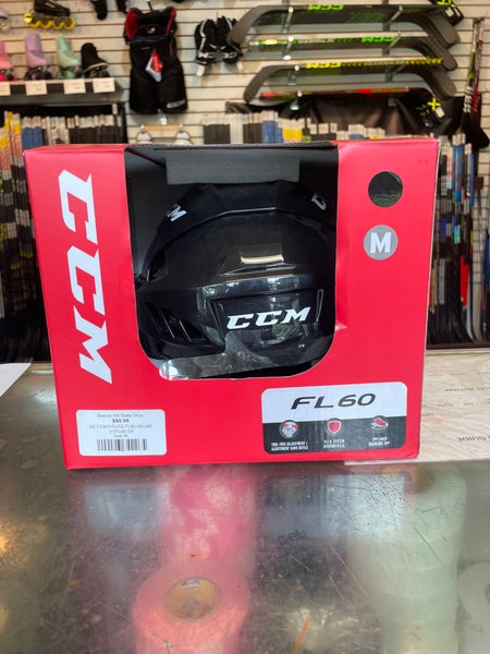 New CCM FITLITE FL60 Black Helmet Valid Thru DEC 2026